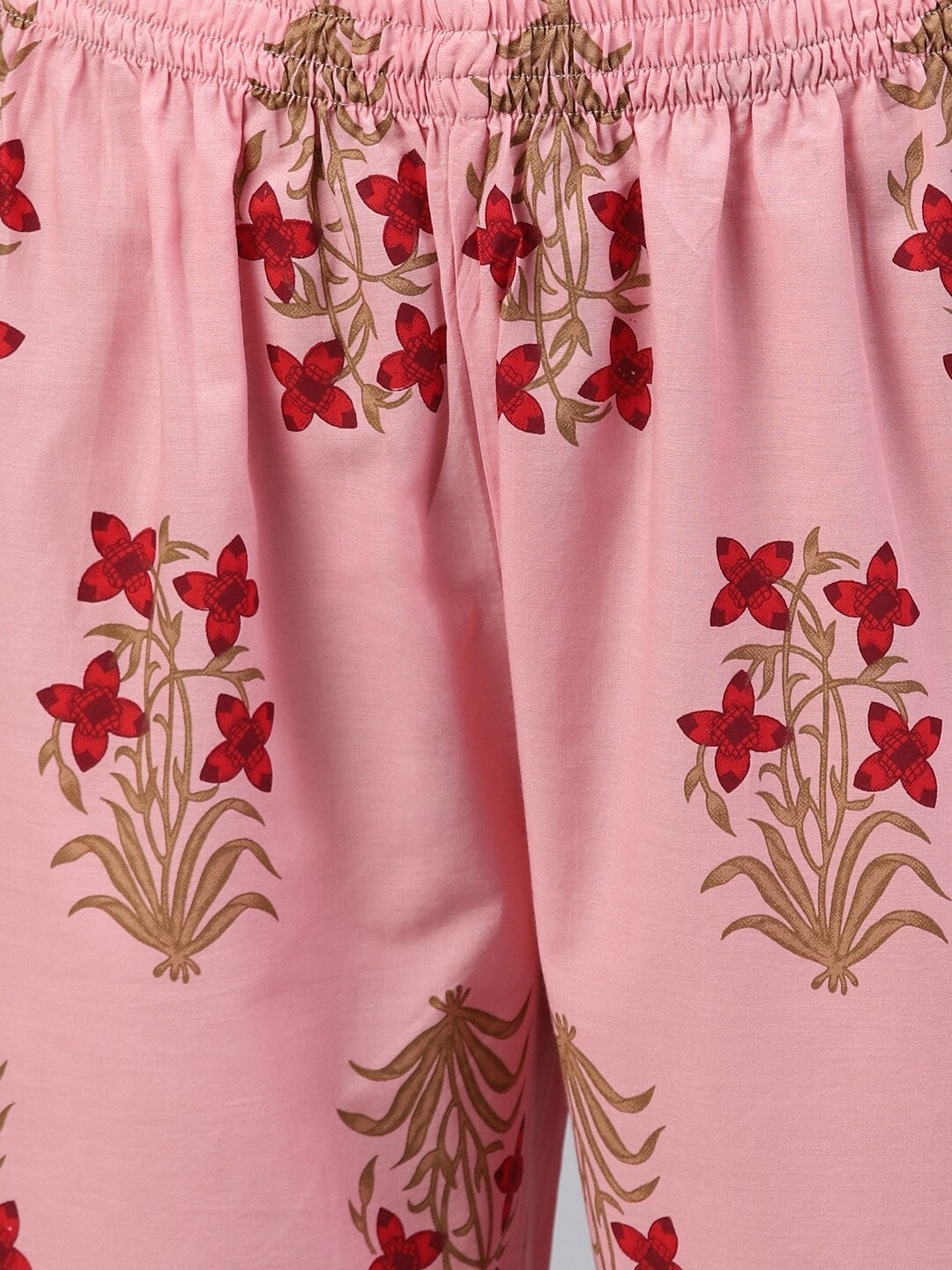 Cotton Floral Print Night Suit Set