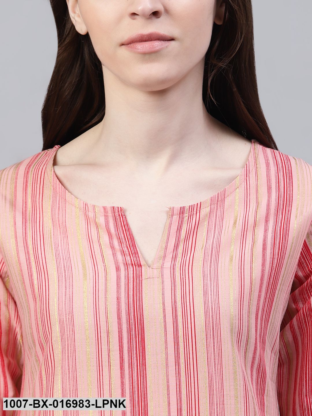 Cotton Striped Night Suit Set