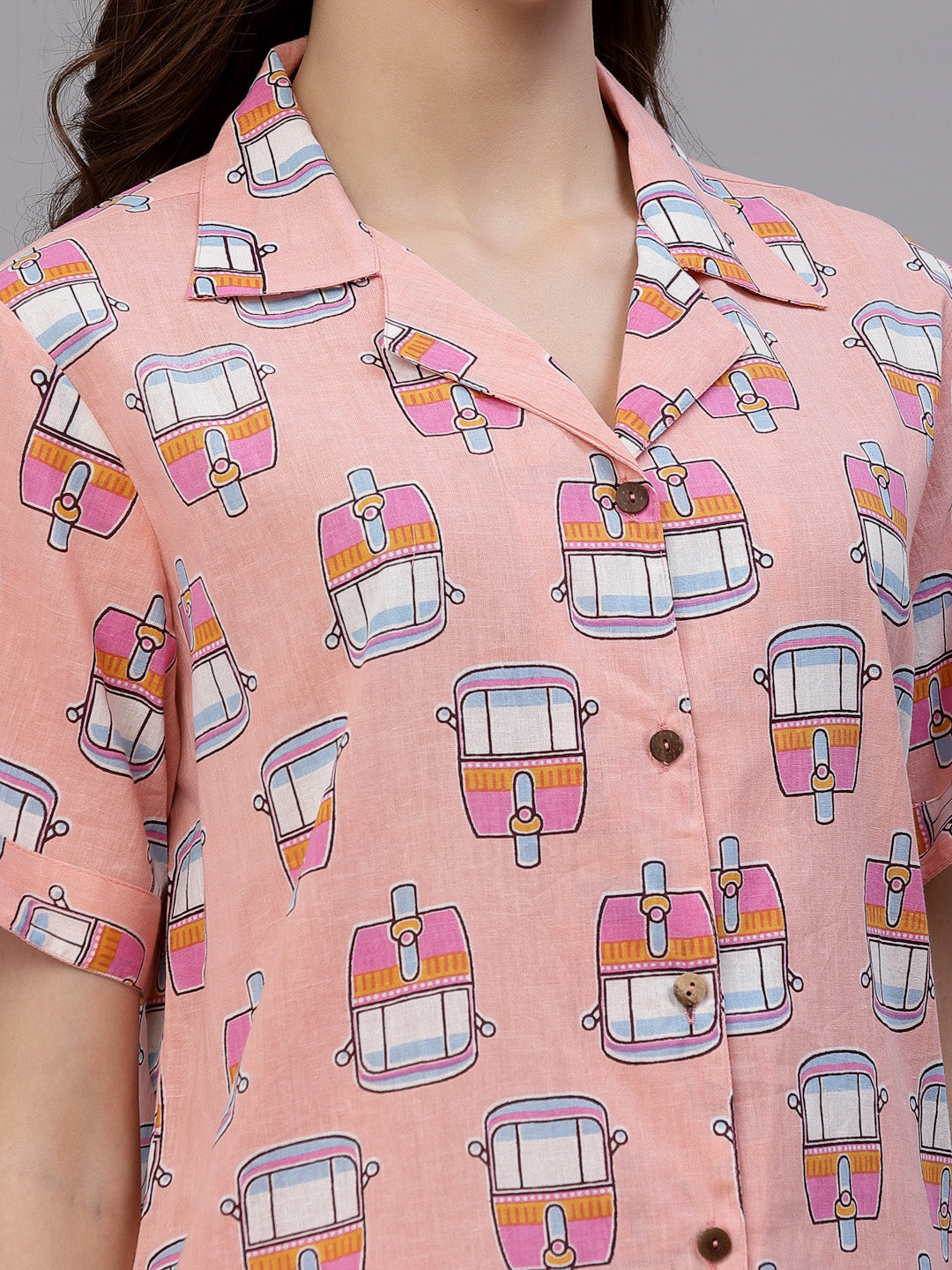 Printed Cotton Night Suit