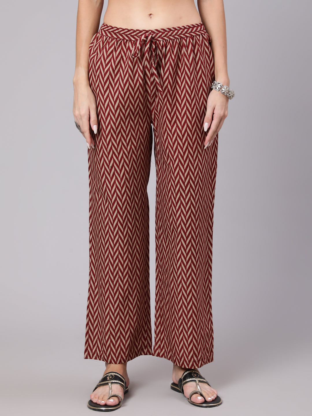 Cotton Calf Length Printed Semi Flared 3/4 Sleeve Round Neck Kurta Bottom Dupatta Set