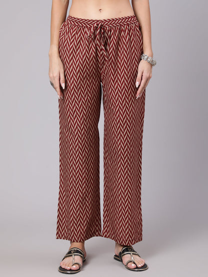 Cotton Calf Length Printed Semi Flared 3/4 Sleeve Round Neck Kurta Bottom Dupatta Set