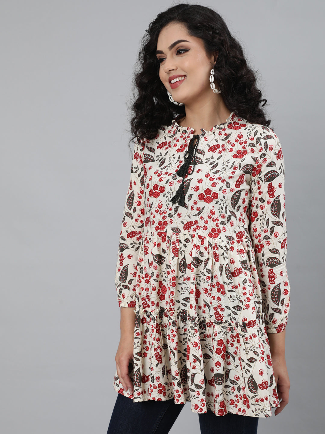 Rayon Floral Printed Top
