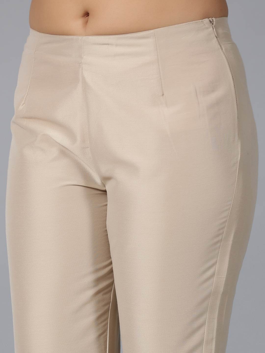 Green Velvet Printed Asymmetric Kurta