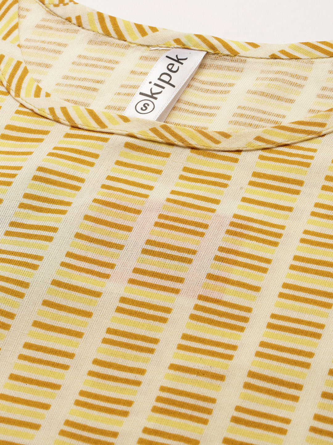 Rayon Printed A-line Short Dress