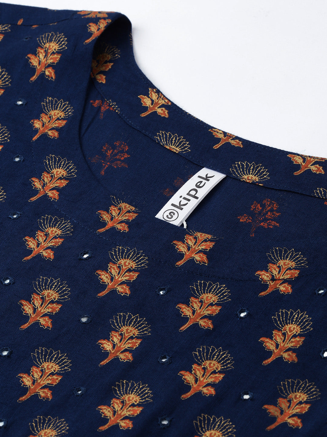 Rayon Printed Anarkali Kurta With Dupatta
