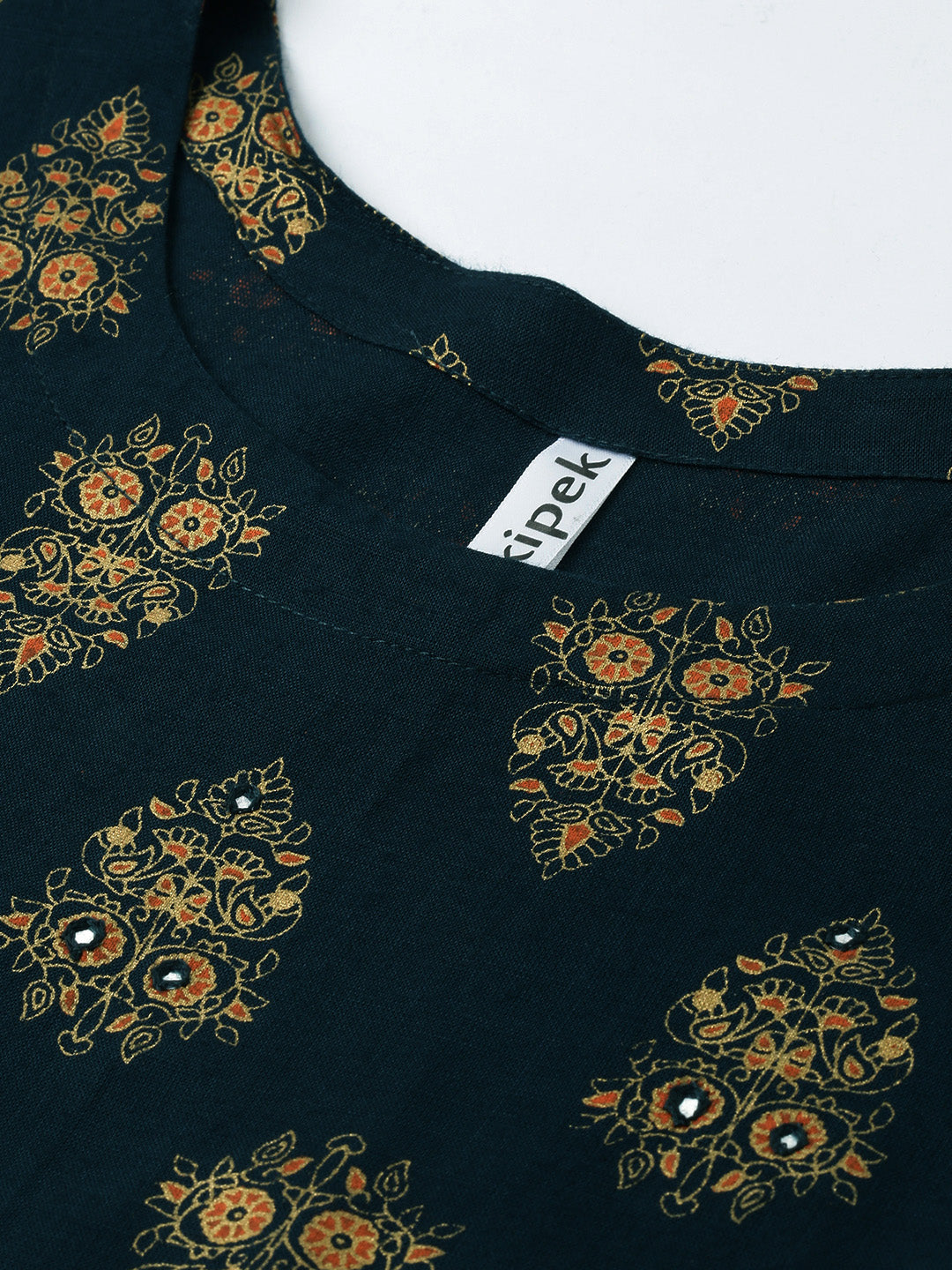 Rayon Printed Anarkali Kurta With Dupatta