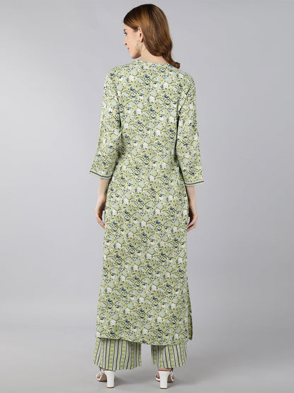 Rayon Printed Regular Indo-Western (Multicolour)