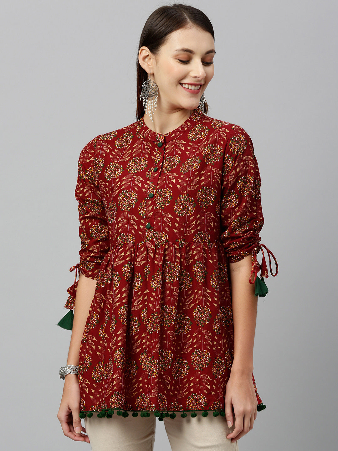Cotton Printed Regular Top
