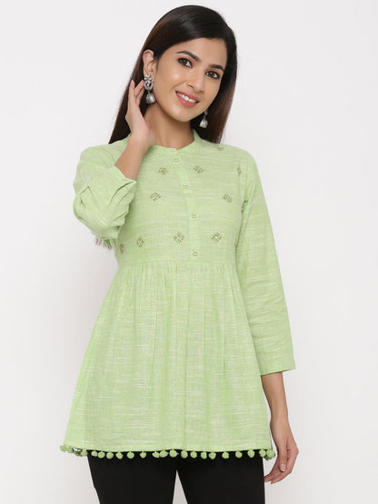 Cotton Printed Regular Top