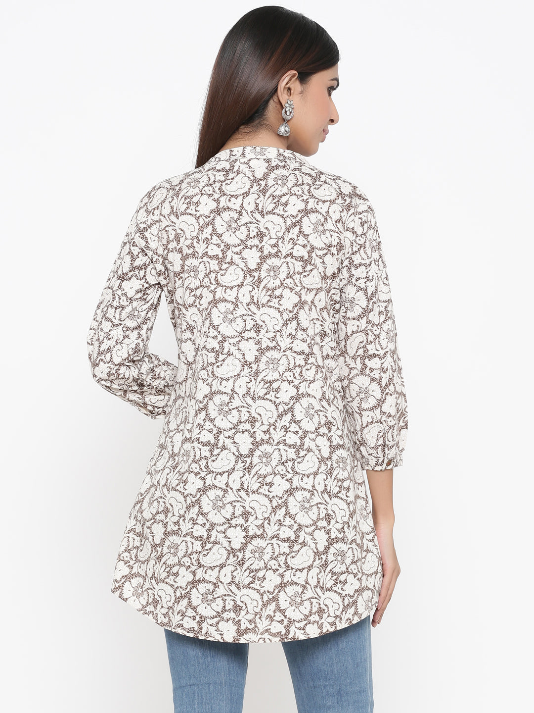 Cotton Printed A-Line Tunic