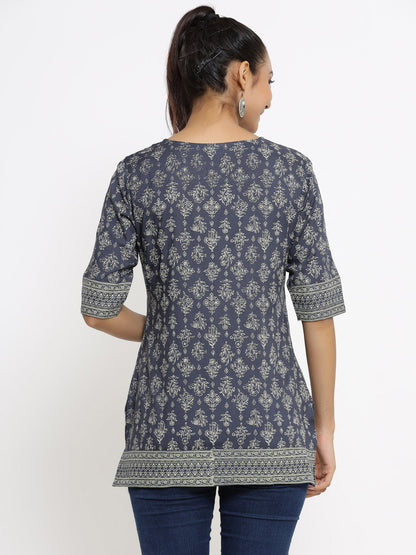 Rayon Printed Regular Top