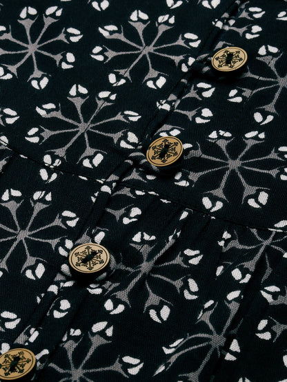 Rayon Printed Peplum Top
