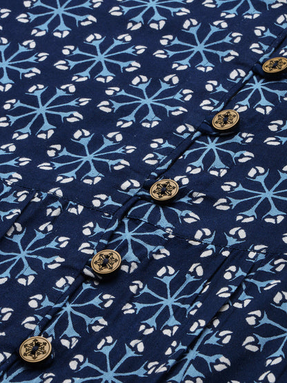 Rayon Printed Peplum Top