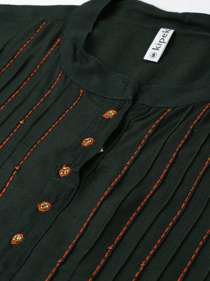 Rayon Solid Straight Tunic