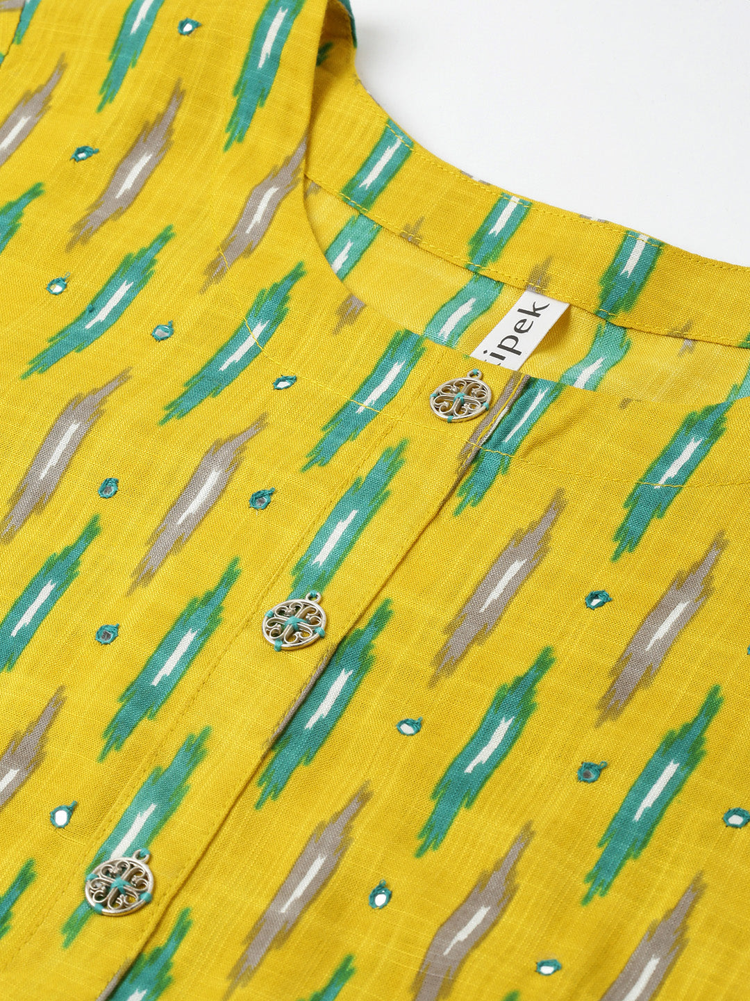 Rayon Ikkat Print Straight Tunic