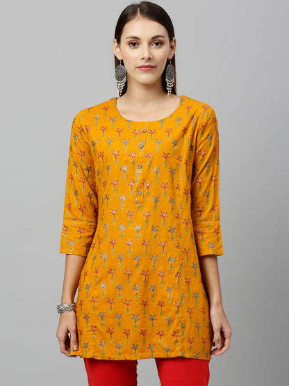 Rayon Printed Straight Tunic