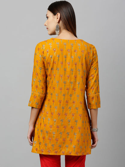 Rayon Printed Straight Tunic