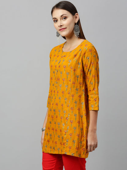 Rayon Printed Straight Tunic