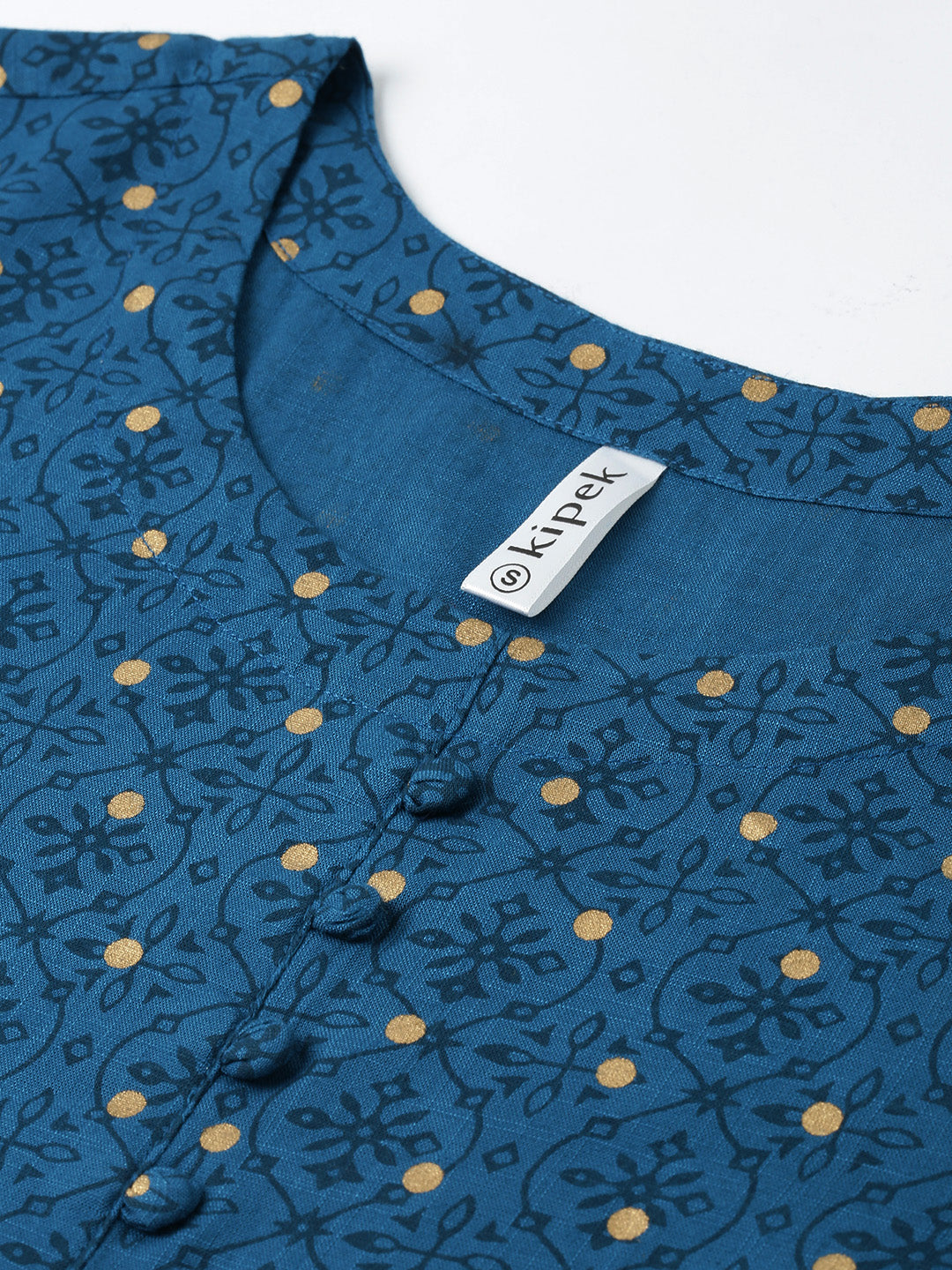 Rayon Polka Dot Anarkali Kurta