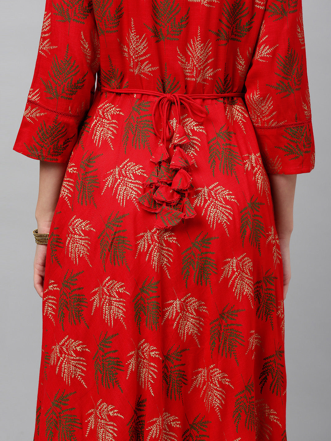 Rayon Buta Print Anarkali Kurta