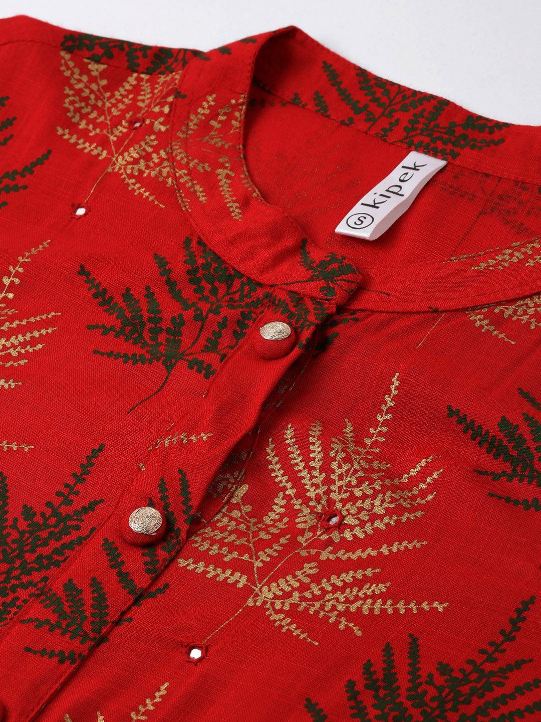 Rayon Buta Print Anarkali Kurta