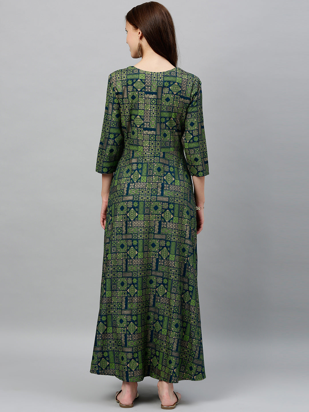 Rayon Printed Anarkali Kurta
