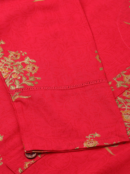 Rayon Buta Print Straight Kurta