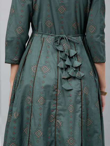Cotton Printed Anarkali Kurta