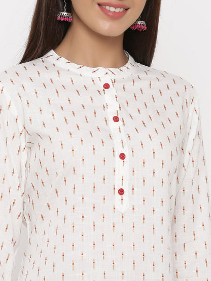 Rayon Printed Straight Tunic