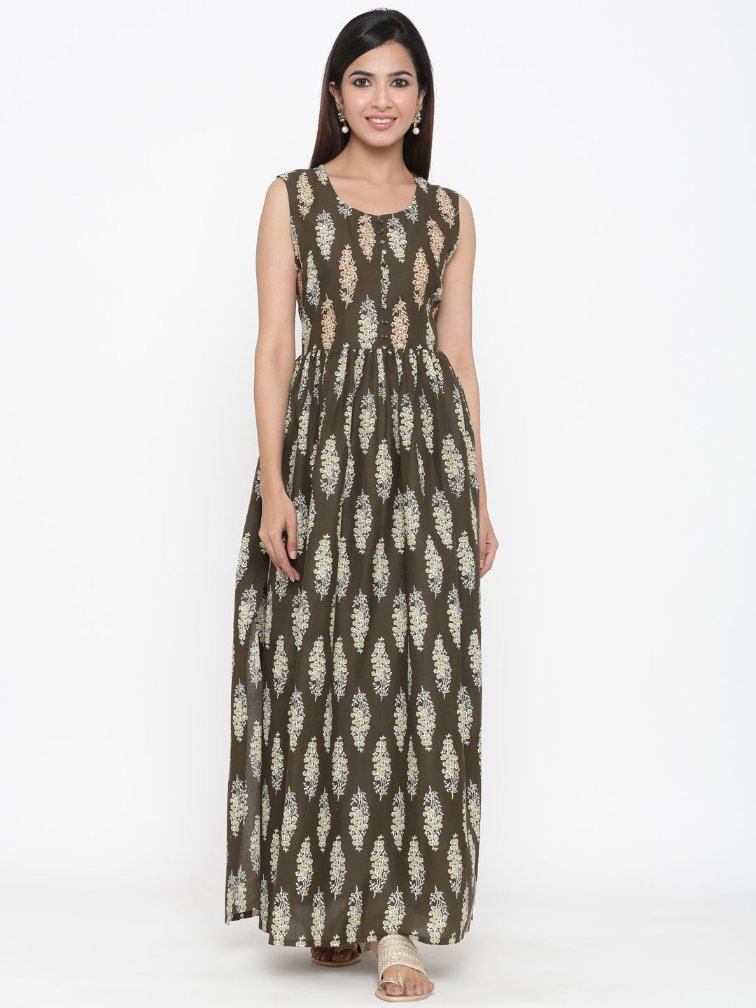 Cotton Printed Anarkali Kurta