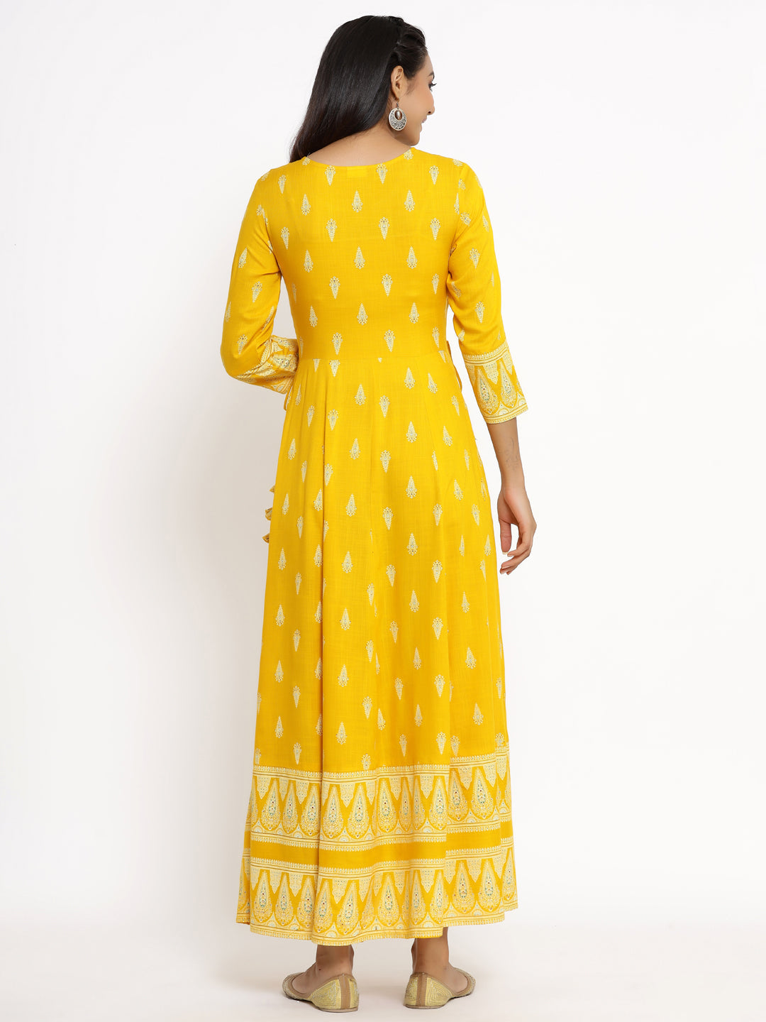 Rayon Printed Anarkali Kurta