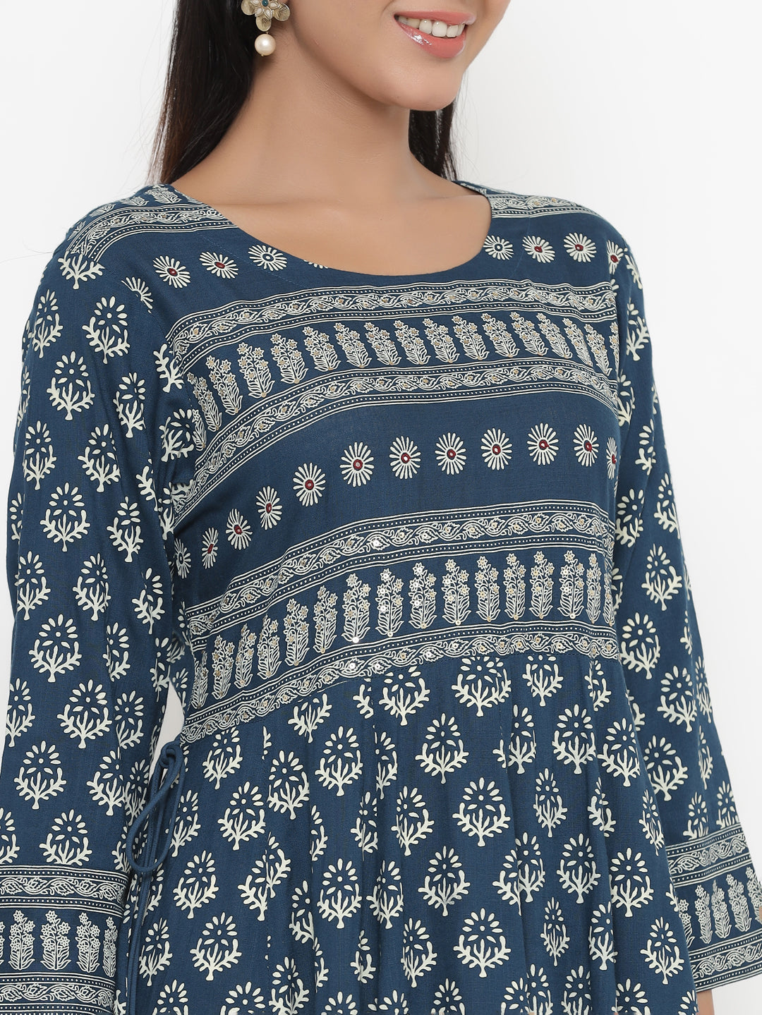 Rayon Printed Regular Kurta