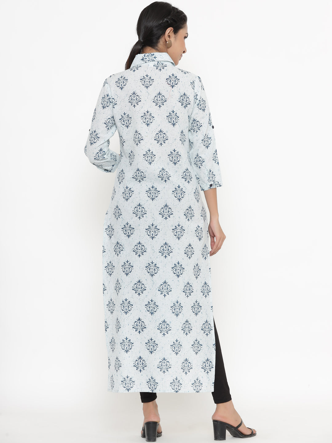 Cotton Printed A-Line Kurta