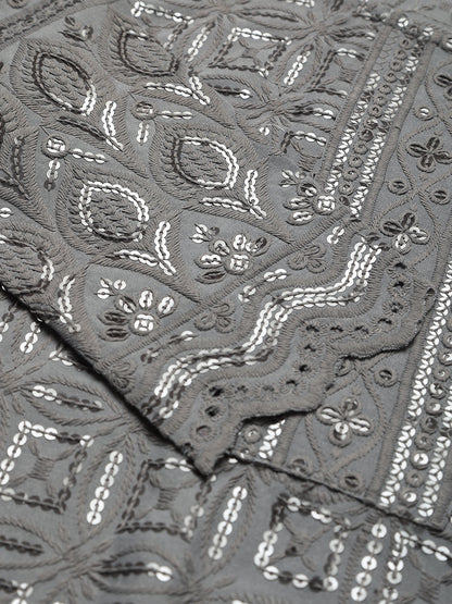 Rayon Embroidery Straight Kurta