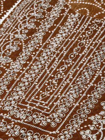 Rayon Bandhani Print Straight Kurta