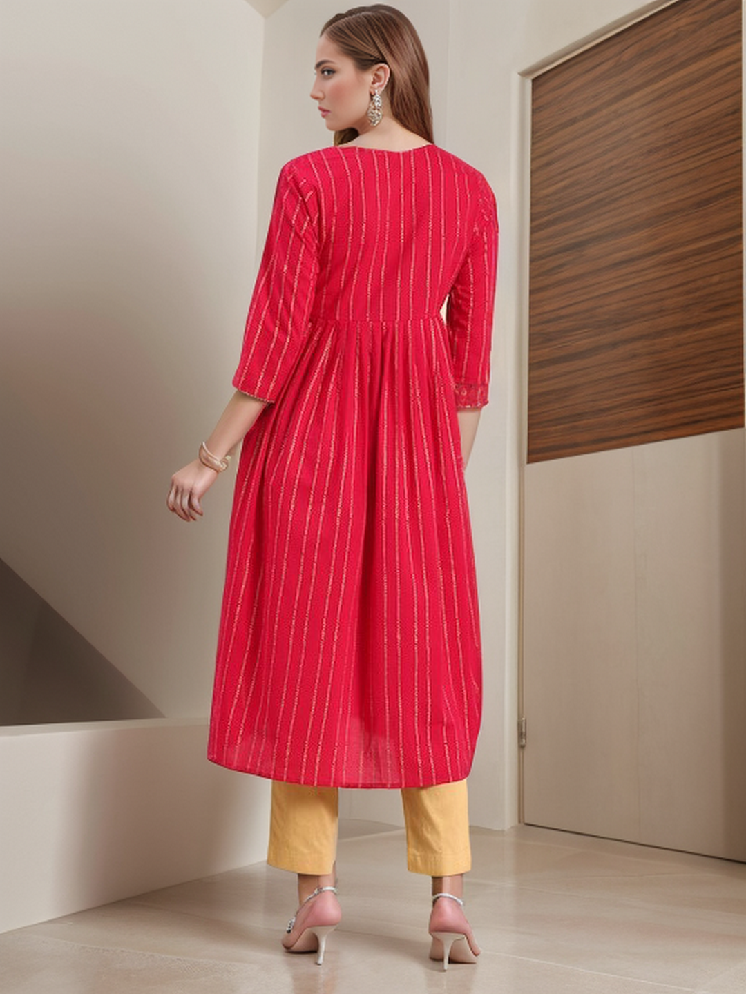 Cotton Solid Straight kurta