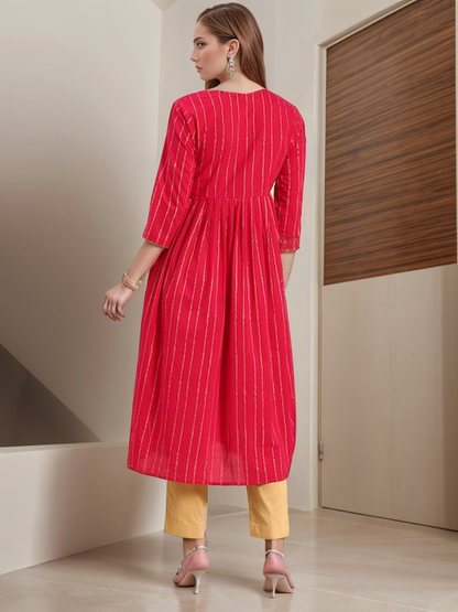 Cotton Solid Straight kurta