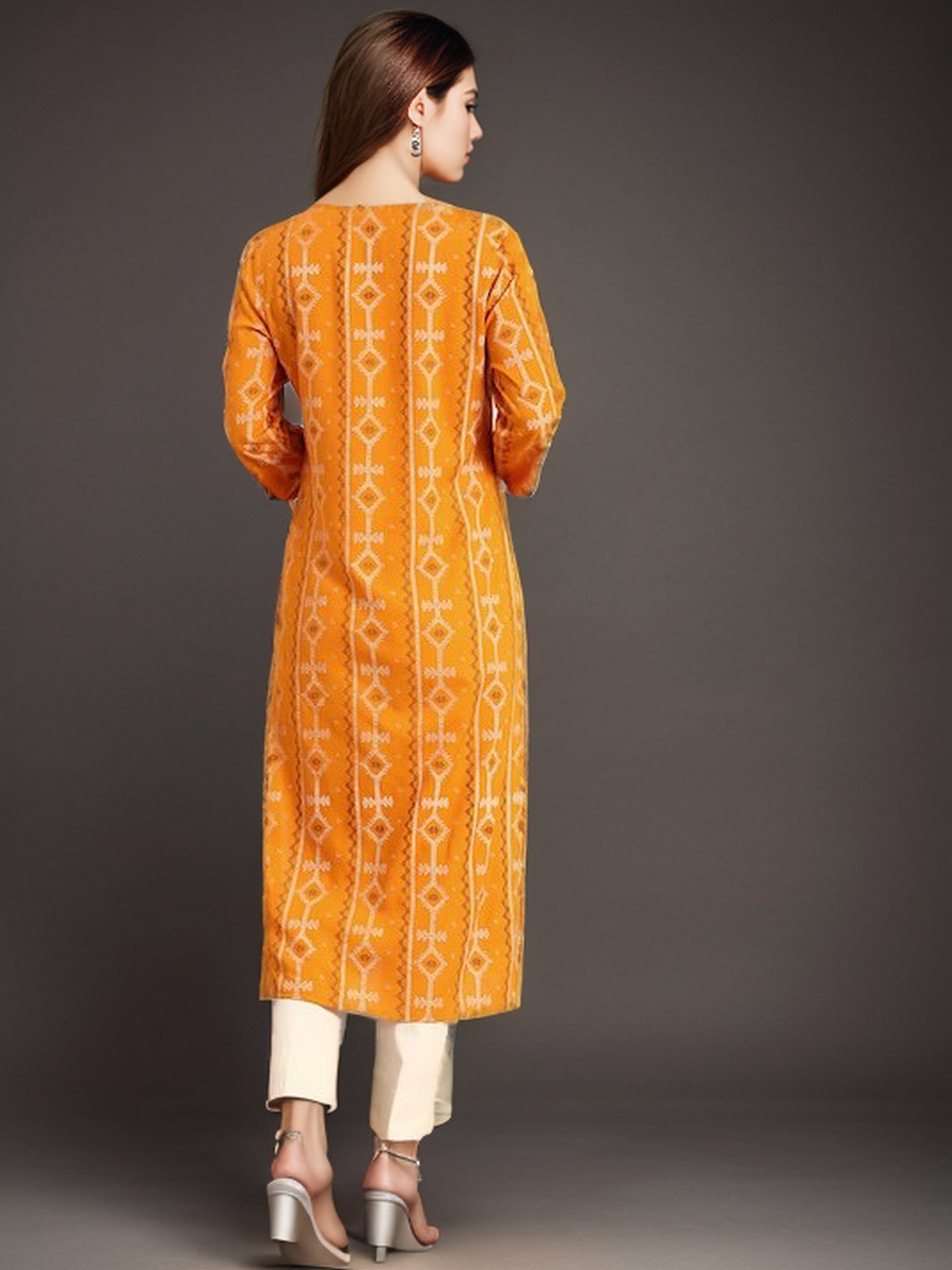 Rayon Printed Straight kurta