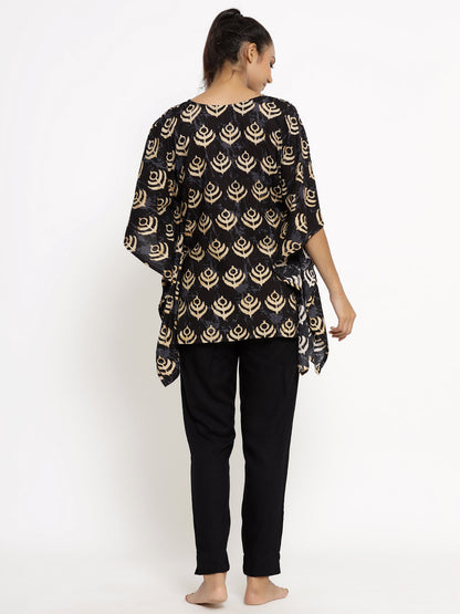 Rayon Printed Kaftan Kaftan With Pant