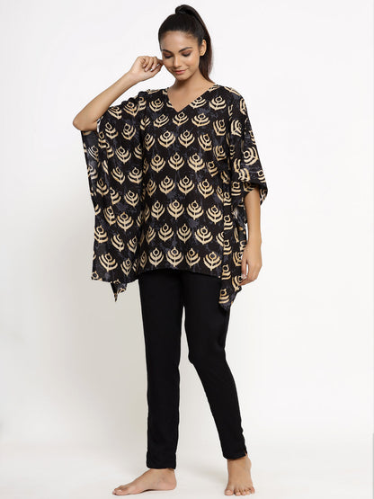 Rayon Printed Kaftan Kaftan With Pant