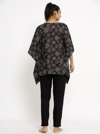 Rayon Printed Kaftan Kaftan With Pant