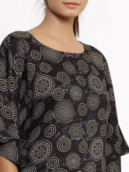 Rayon Printed Kaftan Kaftan With Pant