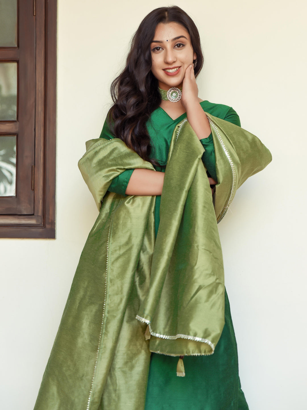 Shades Of Green Suit Set