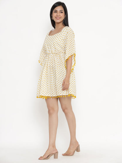 Yellow Printed Tunic