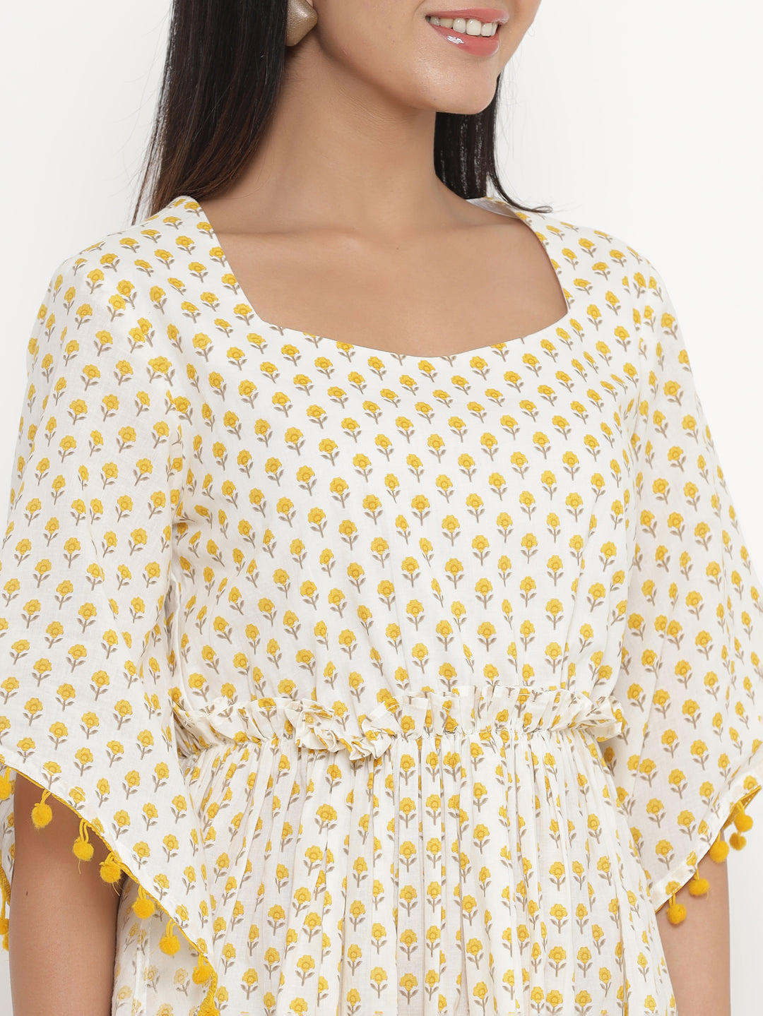 Yellow Printed Tunic
