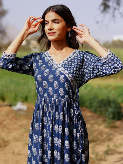 Printed Viscose Rayon 3/4 Sleeve Kurta And Palazzo Set With Dupatta