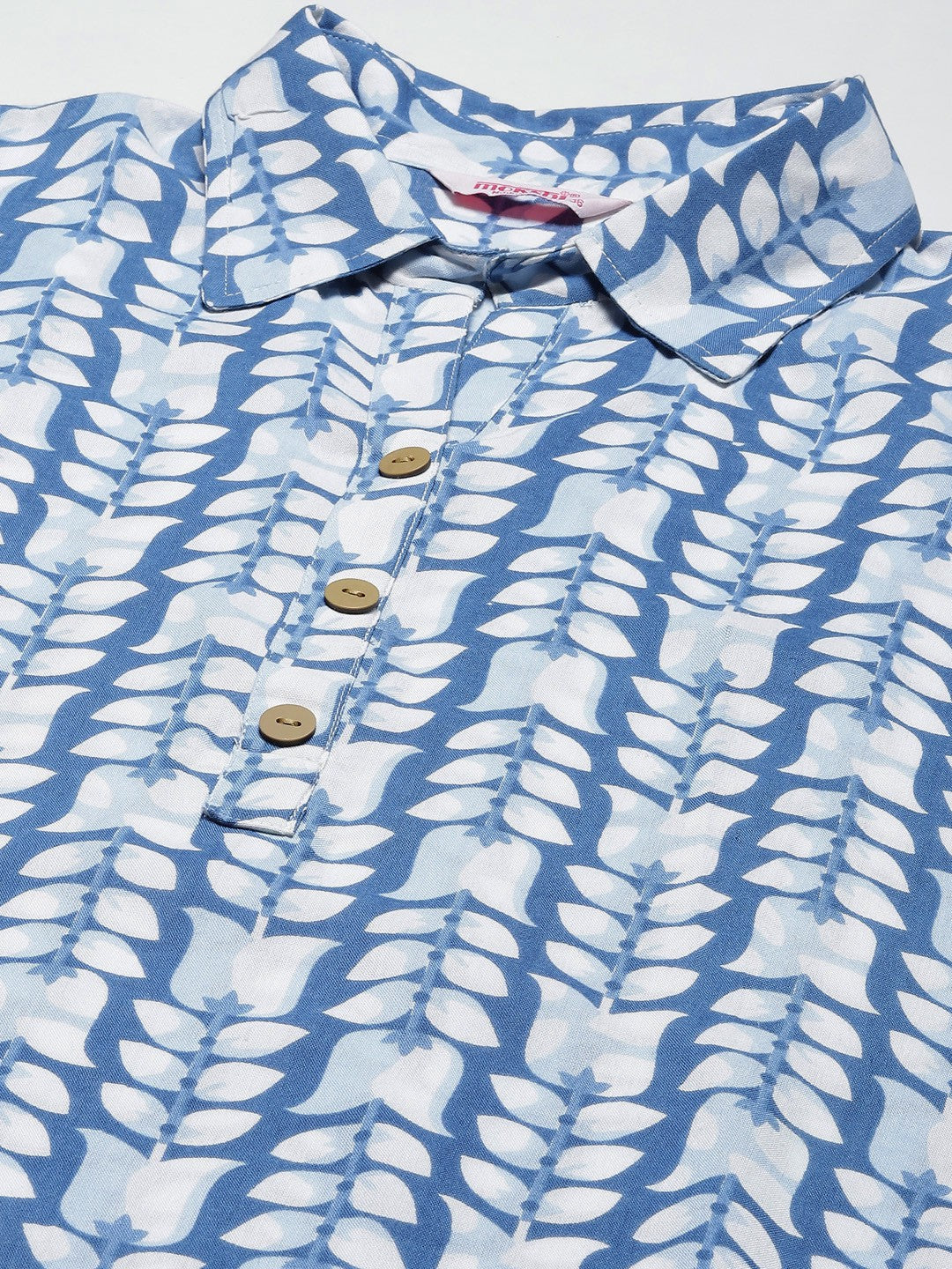 Straight Floral Print Viscose Rayon Kurta