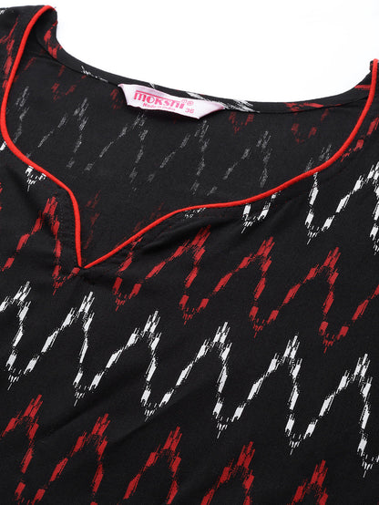 Straight Printed Viscose Rayon Kurta