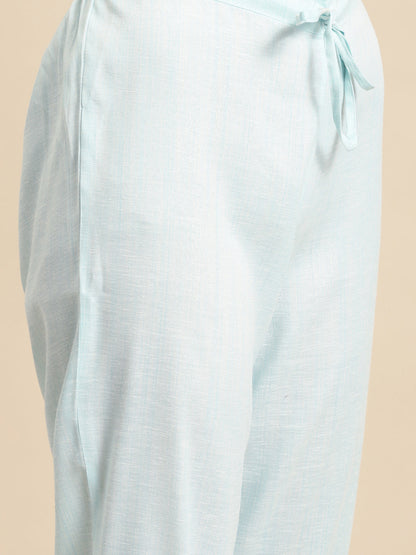 Printed Long Straight Rayon Kurta Bottom With Dupatta