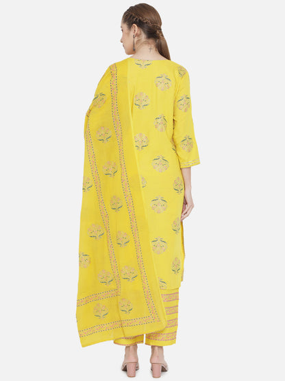 Printed Long Straight Rayon kurta Set